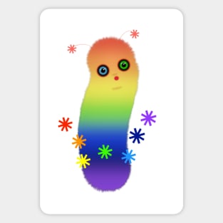 Caterpillar rainbow. Sticker